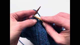 TUTORIAL - Slip one, knit 2 together, pass slipped stitch over (sl1-k2tog-psso)