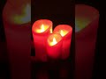 RED MOVING FLAME CANDLES (SMALL, MEDIUM & LARGE) ~ BATTERY OPERATED WITH TIMER