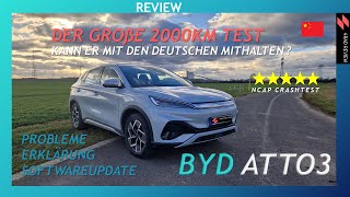 BYD ATTO 3 Review nach 500 von 2000km - Kann er mithalten? - Akku auf 0% - Kann er mehr als Gitarre?