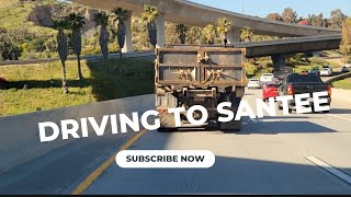 Driving vlog #11- Driving from home to Santee California | Travel Team