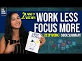 Work Less, Focus More | Deep Work Book Summary with Eng Sub | The Book Show ft. RJ Ananthi