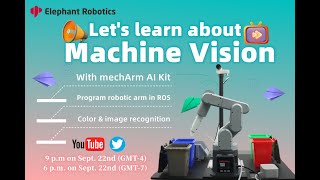 Learn about machine vision with mechArm AI Kit