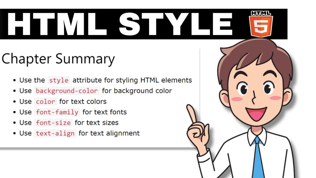 HTML Style | How To Style Html Element | Style Website - YouTube