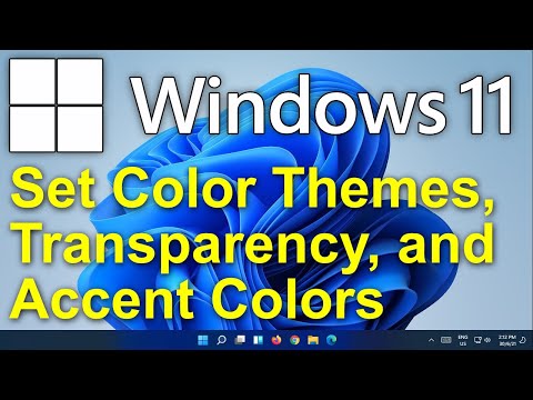 ️ Windows 11 – Customize Colors – Helpful Color Themes – High Contrast Options