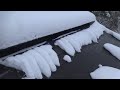 融雪第一弾「水道水での融雪」