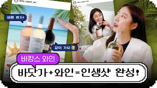 [EVENT] 해변에서 인생샷 건지는 #바캉스 #필수와인 ⛱🍷| 📕이박사의 와인도감 부록편 EP.6