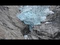 4k norway – briksdal glacier close up briksdalsbreen nordfjord stryn