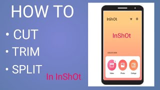 How to cut and trim unwanted parts of a video in Inshot| PRECUT options in Inshot app