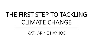 The First Step to Fixing Climate Change