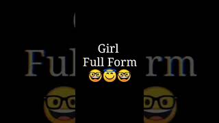 Boys & Girls full form 🤓🤣 || #shorts