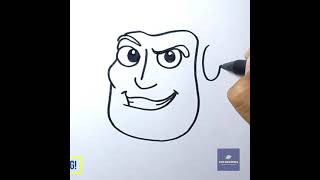 How to Draw Buzz lightyear #Shorts