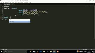 multidimensional array in php with oops | learn php step by step