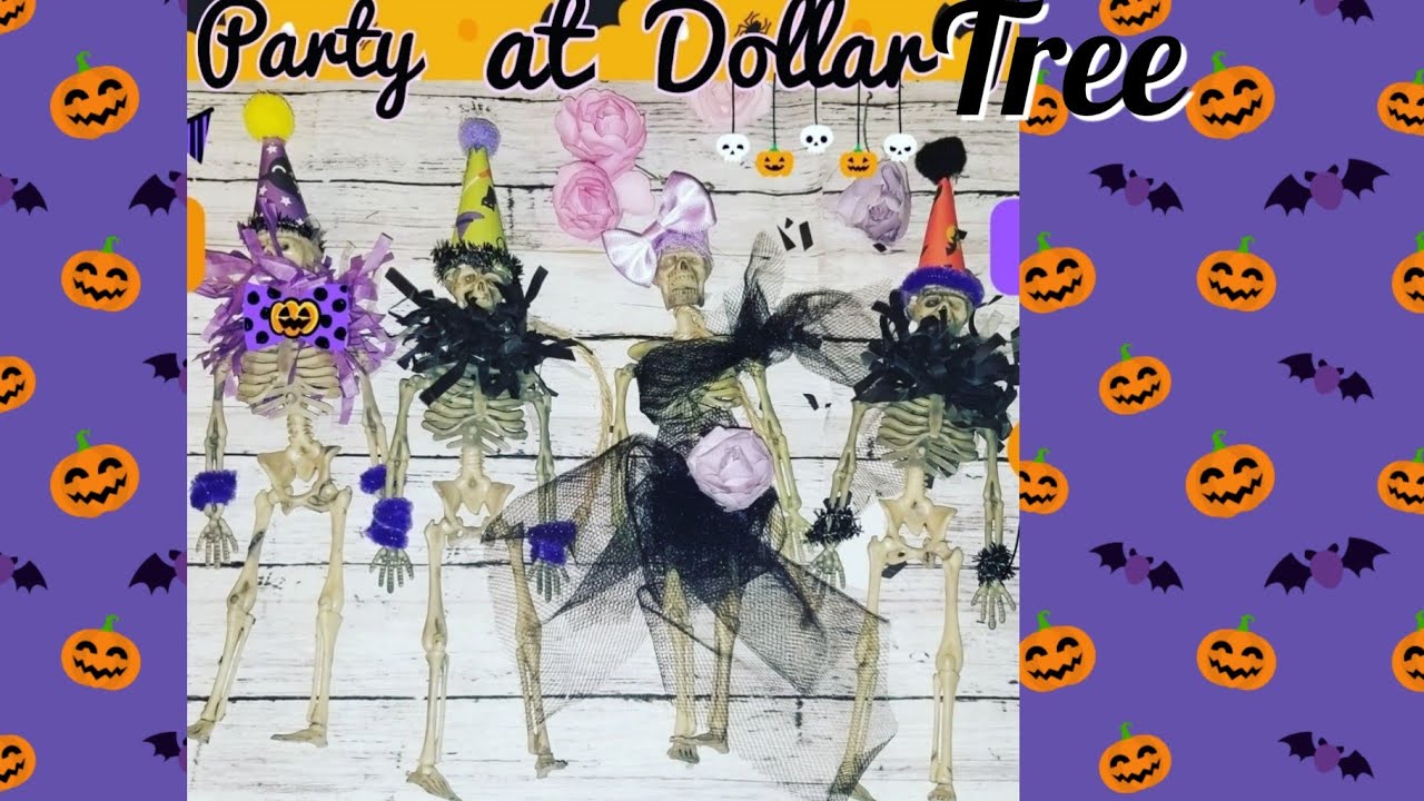 Dollar Tree Diy Halloween Skeleton Youtube