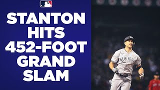 GO-AHEAD GRAND SLAM! Giancarlo Stanton DEMOLISHES a grand slam to put the Yankee