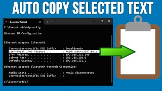 How to Have Text Automatically Copied to the Clipboard when Selecting it in the Windows Terminal App