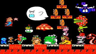 Super Mario Bros 3 HD Mix: BEST MARIO GAME: All Bosses