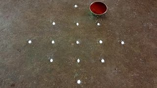 shivaratri special beautiful easyflowerpadikolam/traditionaleasyrangoli/gokulramya creatives