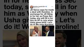 JD Vance & Karoline Leavitt Surprise The Internet 🇺🇸👀