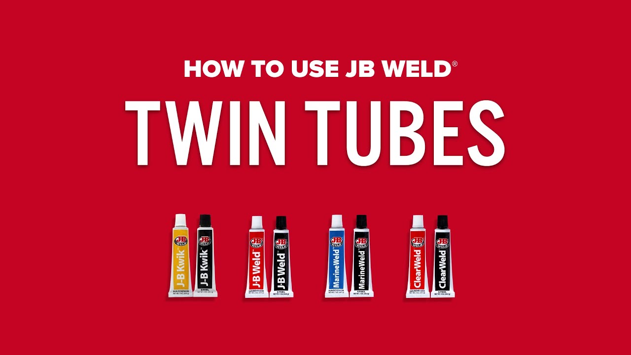 How To Use J-B Weld Twin Tubes - YouTube