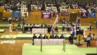 第61回西日本学生体操選手権大会（山口）U選手平行棒