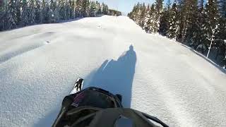 Yamaha VK540 in deep snow