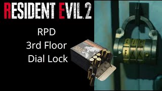 Resident Evil 2 - RPD 3rd Floor Dial Lock solution