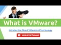 What is VMware? VMware Tutorial | Introduction About VMware all Technology - SSDN Technologies