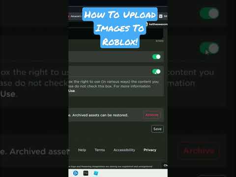 How to upload pictures to Roblox! #roblox #robloxstudio