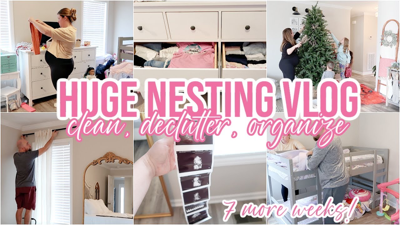 Huge Nesting Vlog Clean Declutter Organize With Me Taking Down