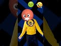 super 3d emoji challenge shorts