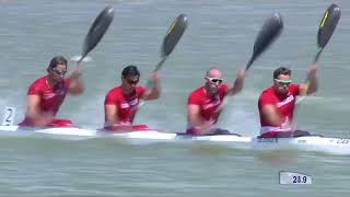 K4 500m MEN FINAL WORLD cup SZEGED, HUNGARY 2018