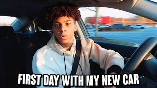 MY FIRST DAY WITH MY NEW CAR