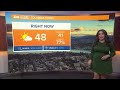 chilly temps mostly dry next week king 5 weather