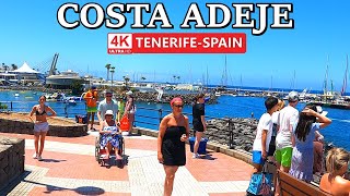 TENERIFE - COSTA ADEJE | Beautiful Walk \u0026 Spectacular Weather 😎 4K Walk ● July 2024