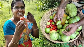 இத்தனை வகை பழங்களா 😋😍 பழங்கள் அறுவடை பாக்கலாம் வாங்க 🍒 | Fruits harvest | Farm vlog in tamil