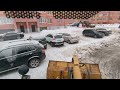 Убираем наледь во дворах. snow mst sdlg