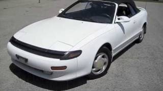 1991 Toyota Celica Convertible 5-speed Full, In Depth Tour