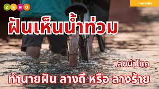 ฝันเห็นน้ำท่วม | ทำนายฝัน ลางดีหรือลางร้าย พร้อมเลขนำโชค