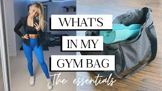 WHAT'S IN MY GYM BAG // My personal must-haves and essentials!