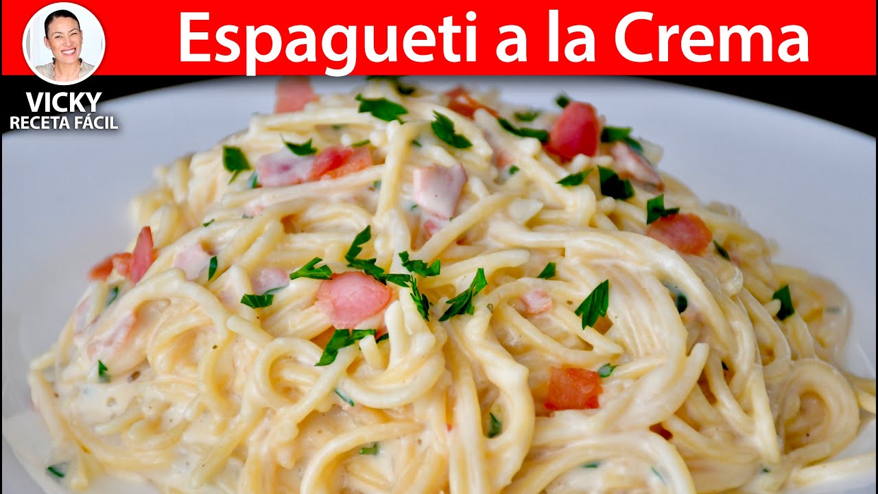 Arriba 64+ Imagen Receta Para Preparar Espagueti Con Crema - Abzlocal.mx