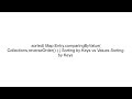 How to Sort a Map by Values in Java