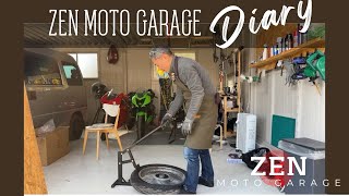 【ZEN MOTO GARAGE DIARY】 25/01/24 （塗装続き〜ビードブレイカー導入）