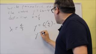 Writing Parametric Equations for a Rectangular Equation