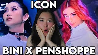 BINI - ICON Music Video & Live Performance REACTION | BINI X PENSHOPPE