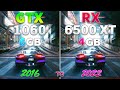 RX 6500 XT vs GTX 1060 - Test in 10 Games