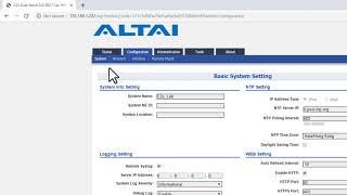 Guía Rápida de Configuración de Access Point Altai