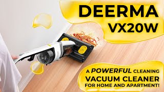 Deerma VX20W washing vacuum cleaner - a powerful wired vacuum cleaner for home and apartment!