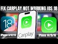 How To Fix Apple CarPlay Not Working on iPhone 16 Pro / Pro Max iOS 18