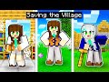 The STORY of how Mac and Drew SAVED a VILLAGE in Minecraft