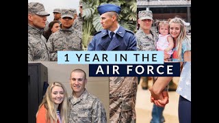 1 YEAR IN THE AIR FORCE || Military Family Life